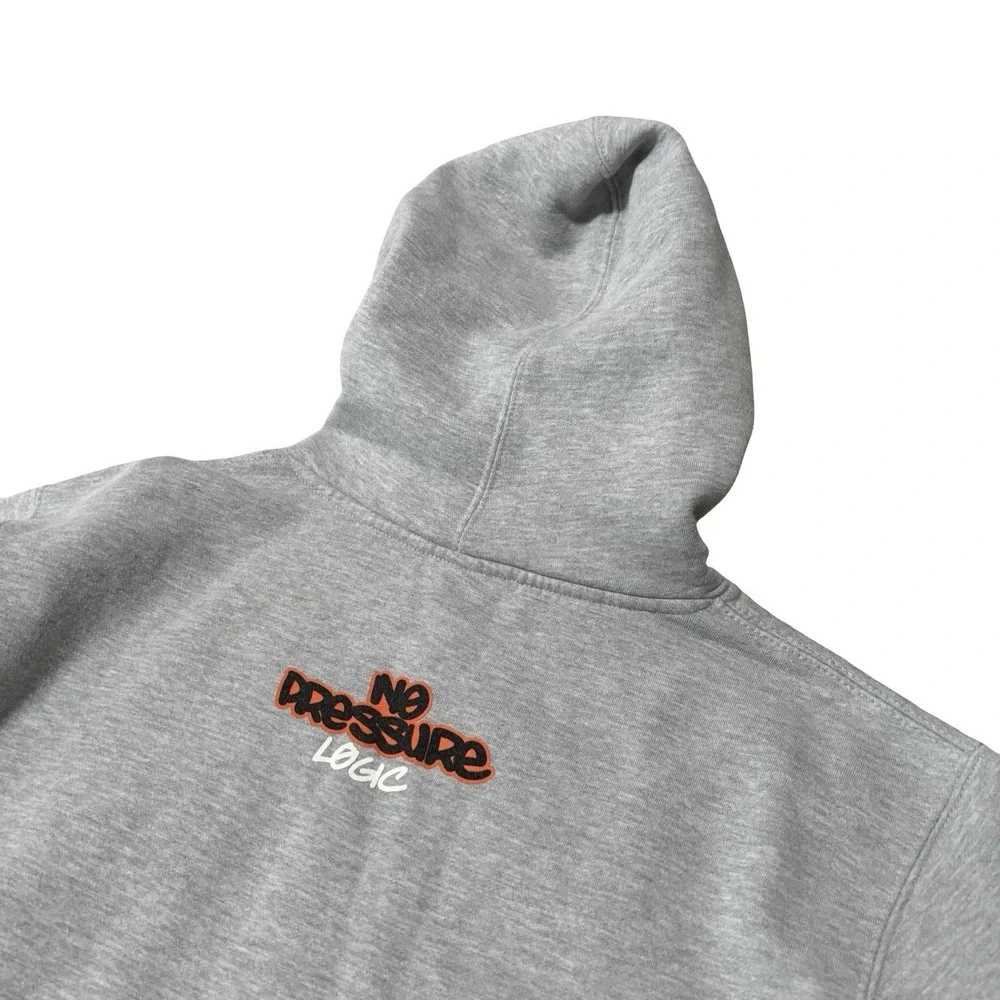 Logic No Pressure Long Sleeve‎ Pullover Hoodie Album Promo, Men's Medium 21.5x27